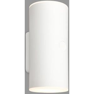 BRILONER - LED wandlamp batterij met touch, dimbaar in stappen, 15 min. timer, buitenlamp, outdoor wandlamp, outdoor LED spot, outdoor verlichting, outdoor wandlampen, 15,5x7x8 cm (HxBxD), wit