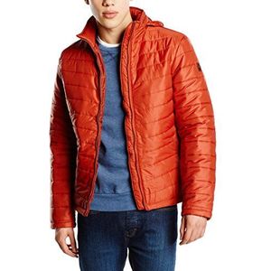 Wrangler Heren The Thermal Down jas met lange mouwen - rood - 3XL