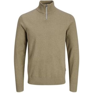 JJ REBEL Jrebcallum Knit Half Zip, Crockery., XXL