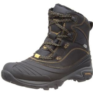 Merrell Womens Snowbound Mid WTPF J48852 Trekking- en wandelschoenen, Zwarte middernacht, 42.5 EU