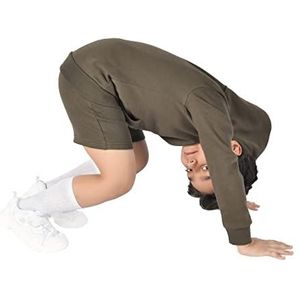 M17 Kids Jongens Pullover Hoodie Casual Hooded Sweatshirt Hoody Trui Top Klassieke Effen Lange Mouw met Zak - Kaki - (5-6 Jaar), Kaki Groen, 5-6 jaar