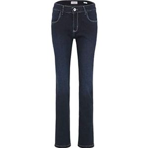 Pioneer - Dames 5-Pocket Jeans in blauw, Regular Fit, Sally (5011-3290), blauw/zwart gebruikt (061), 48W x 28L