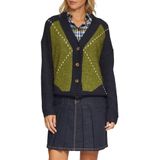 Vest - V-hals - Knitwear - Lange Mouw - Wijde Pasvorm