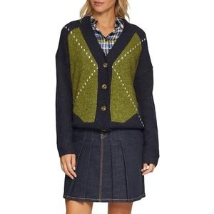 Vest - Oversized - Wolmix - Met V-hals en Knoopsluiting