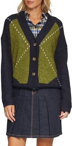 Vest - V-hals - Knitwear - Lange Mouw - Wijde Pasvorm