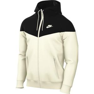 Nike Heren Hip Length Hooded Jkt M Nk Wvn Lnd Wr Hd Jkt, Sail/Black/Sail, DA0001-134, 2XL