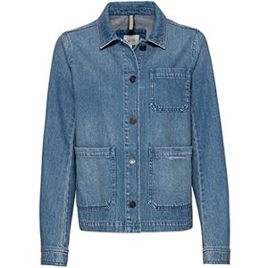 Camel Active Womenswear Dames 334180/1D92 Jacket, Ocean Blue, 38, ocean blue, 38