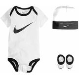 Nike - Ln0072 - Korte Mouw Set - Wit - Katoen