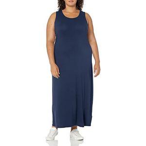 Amazon Essentials Tankjurk voor dames, maxi-jurk, marineblauw, XXL