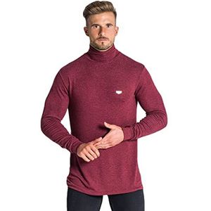 Gianni Kavanagh Burgundy Gk Core Turtleneck Sweatshirt voor heren, Bourgondië, XL