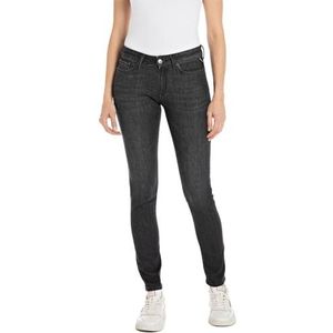 Replay Dames Jeans, Black Delavè 099, 25W / 30L