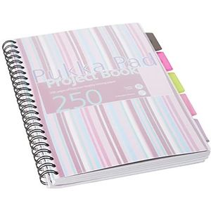 Pukka projectboek (formaat A4) roze of blauw