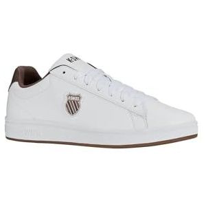 K-Swiss Court Shield Sneakers voor heren, 43 EU, wit, 43 EU