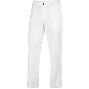 BP 1368-686-21-52n broek voor mannen, met zakken, 230,00 g/m² stofmix met stretch, wit, 52n