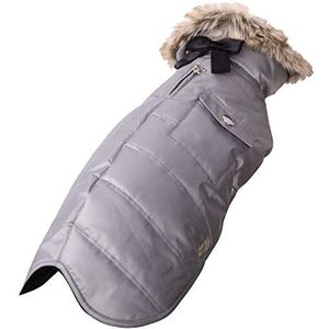 Wouapy mantel""Parka grijs"" van Wouapy in maat 28 beschermt je hond tegen weersinvloeden, Taille 30