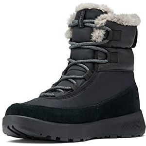 Columbia Slopeside Peak Snow Boot voor dames, Zwart Grafiet, 41 EU