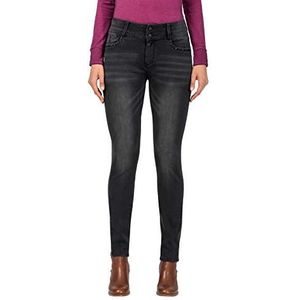Timezone Enyatz Womanshape Slim Jeans voor dames, Black Brushed Wash 9058, 30W x 32L