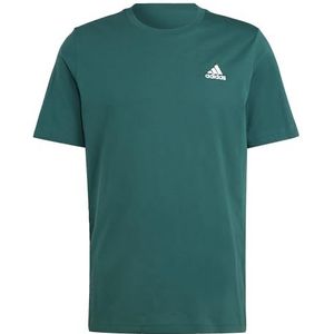 adidas Mannen Essentials Single Jersey Geborduurd Klein Logo T-shirt met korte mouwen, 4XL