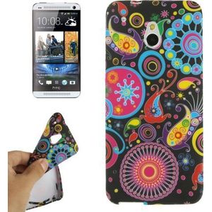 Rocina beschermend TPU hoesje voor HTC One Mini M4 kleurrijk patroon