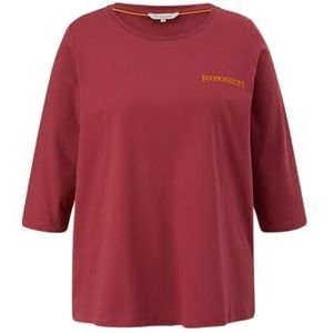 s.Oliver Sales GmbH & Co. KG/s.Oliver Dames T-shirt 3/4 mouw T-shirt 3/4 mouw, rood, 44