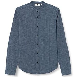 Garcia Herenshirt met lange mouwen, chambray, S, Chambray, S