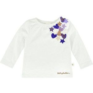 Bellybutton Kids Baby - meisjes shirt met lange mouwen, Ivoor (Pristine 1470), 74 cm