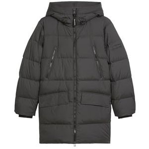 Marc O'Polo - Lange Donsjas - Regular Fit - Effen - Met Capuchon