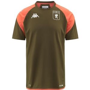Kappa Abou Pro 7 Genoa FC T-shirt bruin/oranje 10 jaar