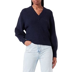 BOSS Dames Gebreide Sweater, Open Blauw, XS