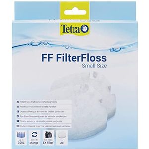 Tetra FF FilterFloss S - fijnfiltervlies voor de Tetra EX buitenfilter, Kleine Aquaria 60-300 L, Wit