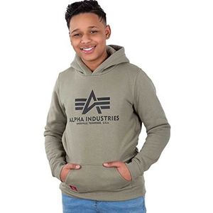 Alpha Industries Basic Hoody Kids/Teens Sweat met capuchon voor kinderen en tieners Dark Olive