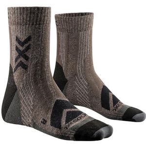 X-Socks® Hike Perform Merino Ankel, bruin/zwart, 42-44