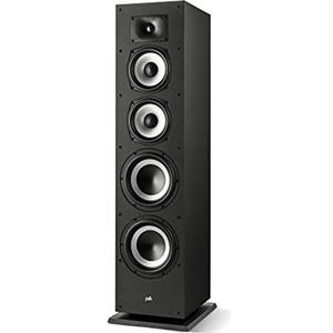 Polk Audio Tower Speakeror XT70 Hoge Resolutie Vloerluidspreker, Hi-Res Gecertificeerde Zuilluidspreker, Dolby Atmos Gecertificeerd & DTS:X Compatibel, Speaker (1 Stuk) MXT70BK- Zwart
