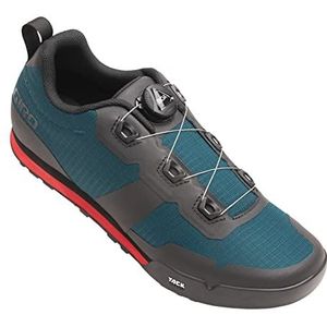 Giro Unisex Tracker Mountainbiking-schoen, Harbor Blue/Bright Red, 43 EU