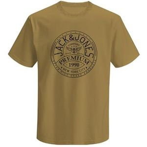 JACK & JONES Jprbluzack SS Tee FST, Brons Mist, S