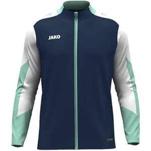 JAKO Unisex polyester jas Dynamic, marine/wit/munt, S
