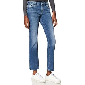 ESPRIT Superstretch jeans met organisch katoen, 902/Blauw Medium Wash - Nieuwe versie, 27W x 32L