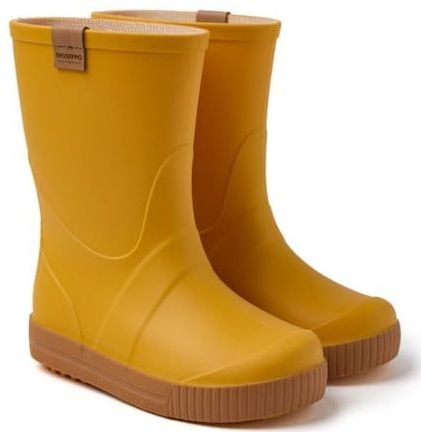 GIOSEPPO BARSNESS Regenlaarzen voor baby's en kinderen, geel, maat 24, Geel, 24 EU Ancho