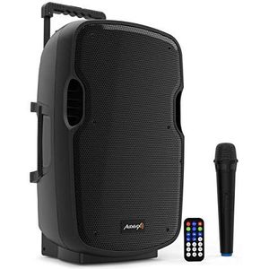 Audibax Denver Combo Port10 VHF draagbare bluetooth-luidspreker met accu en microfoon