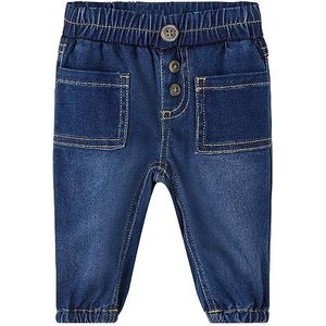 NAME IT Jeansbroek voor babyjongens, blauw (medium blue denim), 62 cm
