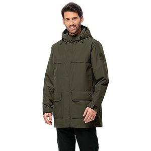 Jack Wolfskin Winterlager Parka, Island Moss, XL heren, IJsland Mos, XL