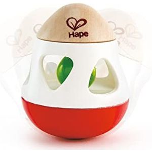 Hape E0016 Egg Shaped Bell Rattle - Suitable for Newborn Babies