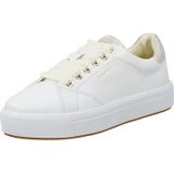 GANT - Sneakers Laag - Wit - Glad Leer - Vetering met 6 Gaten