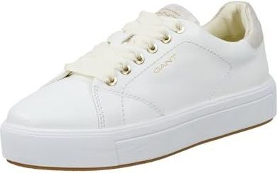 GANT - Sneakers Laag - Wit - Glad Leer - Vetering met 6 Gaten