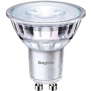 BRAYTRON Ledlamp, 4,8 W (50 W equivalent) GU10, 4000 K (natuurlijk wit), 38 °, CRI ≥ 80, GU10-spot, CE cerificated, (A+ Energy Class)