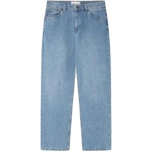 SPRINGFIELD Heren Denim wijde pijpen, blauw medium broek, Azul, 34