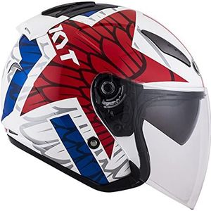 KYT YSHL0010.5 motorhelm, meerkleurig, L