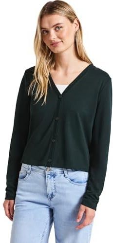 STREET ONE - Shirtjasje - Vest - Pine Grove Green - 4-knoopsmodel