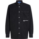 KARL LAGERFELD - Chemise Régulière - Denim - Zwart Délavé - Jeans