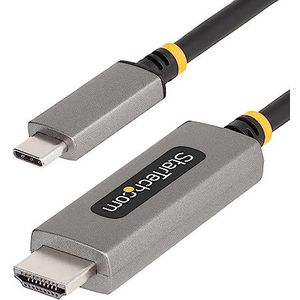StarTech.com 2m USB-C naar HDMI Adapter Kabel, 8K 60Hz, 4K 144Hz, HDR10, USB Type-C naar HDMI 2.1 Video Converter Kabel, USB-C DP Alt Mode/USB4/Thunderbolt 3/4 Compatibel (135B-USBC-HDMI212M)
